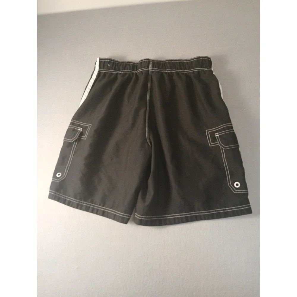 Vtg OP Ocean Pacific Tugger Board Shorts Swim Trunk Men L 36/38  Pockets Unlined